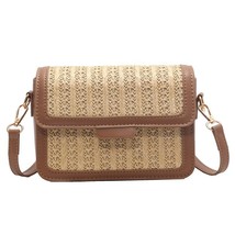 Women&#39;s Bag 2023 Summer New Small Square Straw Bag Simple Casual One  Crossbody  - £81.79 GBP