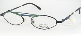 Vintage Free Style Argenta 422 001 Green Blue Black Unique Eyeglasses 51-20-135mm - £48.77 GBP