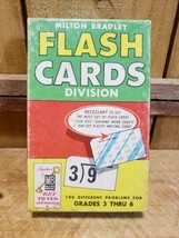 Vintage 1963 Milton Bradley Complete Set Of Division Flash Cards 4455 EUC - £14.70 GBP