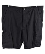 Wrangler Black Cargo Shorts Mens with Pockets Hiking Work 44x10.5 - $40.23 CAD