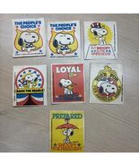 Vintage Snoopy for president 1980 Sweepstakes-lot Of 7 - $921.74 MXN