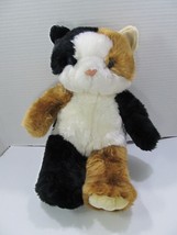 Create A Bear Kitty Cat Calico Plush Stuffed Animal Toy 12&quot; Realistic - £22.42 GBP