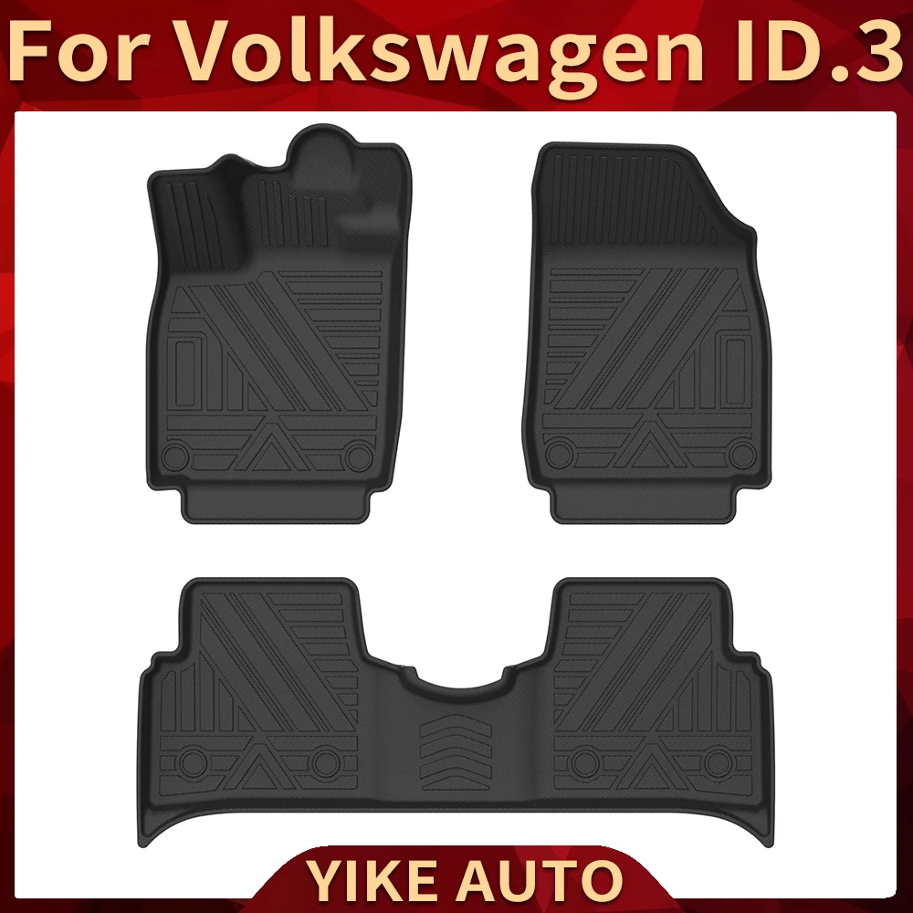 For Volkswagen ID.3 2021 2022 2023 Auto Car Floor Mats All-Weather TPE Foot Mats - £177.52 GBP