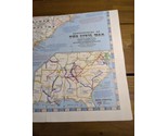 Battlefields Of The Civil War National Geographic Magazine Map Insert - £15.65 GBP