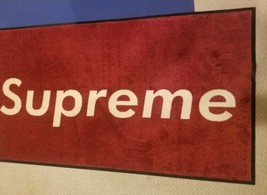 Supreme Skateboard Mat Rug 3&#39; x 5&#39; Horizontal Authentic Copyrighted  - £301.43 GBP
