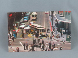 Vintage Postcard - Powell and Market Street Cable Car Turn - Smith News Co - $15.00