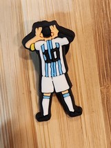 LIONEL MESSI Croc Charm Messi Crocs Charm Argentina Soccer Charm Inter Miami - £2.73 GBP