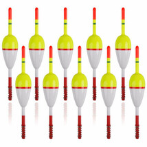 SILANON Wood Slip Bobbers Fishing Floats and Bobbers Spring Oval Stick S... - $57.56