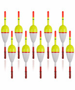 SILANON Wood Slip Bobbers Fishing Floats and Bobbers Spring Oval Stick S... - $57.56