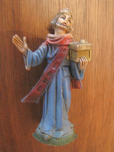 Statuina presepe vintage crib statue italy &#39;60 re magio magi king magici... - $20.22