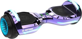 Gotrax Glidepro Scooter Self 6.5&quot; LED Wheels &amp; Headlight, Max 4.3 Miles ... - $89.09
