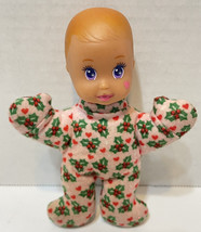 VTG 1993 McDonalds Mattel Magic Nursery Baby Girl Christmas Doll 5&quot; Holl... - £6.08 GBP