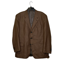 Stewart Hall Mens Sport Coat Size 44R 100% Cashmere Jay Tan Jacket Blazer - £27.39 GBP