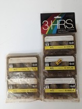 VINTAGE CASSETTE TAPES LOT OF 5 MILY C-60LN LOW NOISE TAPE CASSETTES NEW - $10.00