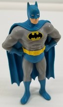 N) 1989 DC Comics Applause Batman Blue and Gray Figure 3.5&quot; Tall - £7.74 GBP