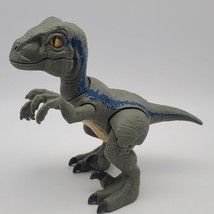 Mattel Jurassic World Dino Rivals Primal Pal Raptor Blue Action Sounds Works - £20.74 GBP