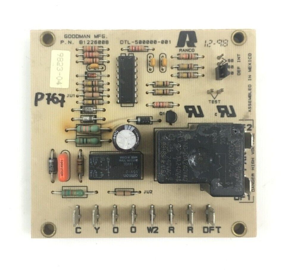 Goodman Janitrol Heat Pump Defrost Control Board B1226006 used #P767 - $18.61