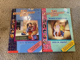 The Babysitters Club by Ann M Martin lot of 2 books #2 and #9 Mary Anne Stacey - £4.62 GBP