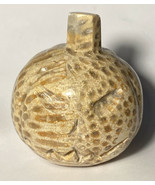 Agate Stone Jack o Lantern Pumpkin Sphere 2” diameter #1 - £8.21 GBP