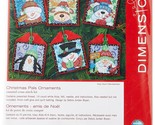 Dimensions Counted Cross Stitch Christmas Sayings Ornament Kit, 6 pcs - £9.28 GBP
