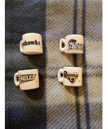 Lot Of 4 Vintage Souvenir Mini Mug Rams, Patriots, Seahawks,Eagles NFL F... - €7,45 EUR