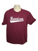 Harrison High School #2 Adult Large Burgundy TShirt - £14.19 GBP