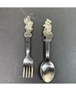 Vintage Disney Minnie Mouse &amp; Donald Duck Spoon Fork Set by Bonny Japan ... - $570.99 MXN