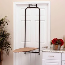 Over-The-Door Ironing Board Bronze Cotton Metal Folding Iron Holder - $83.52