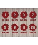 Retired New York Rangers Hockey Vinyl Decals (8 Sticker Sheet) 5&quot;h each - $17.99