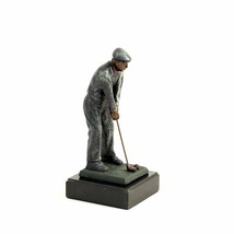 Bey Berk 9&quot; High Cold Cast Golfer On Marble Base - $40.45