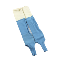 NOS Vtg 80s Nylon Stirrup Athletic Sport Soccer Tube Socks Carolina Blue Youth - £7.90 GBP