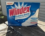 Brand New Windex Clean &amp; Shine Dry Microfiber Cloths, Box of 12 - £17.45 GBP