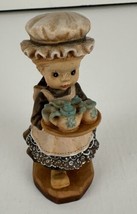 Figurine Anri Valentine Sarah Kay Afternoon Tea Wood Hand Carved 640/4000 New - £66.89 GBP