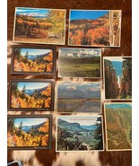 GROUP OF 10 VINTAGE POSTCARDS SCENIC VIEWS AROUND COLORADO AND EUROPE, U... - £1.59 GBP