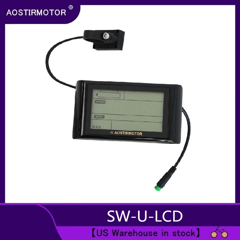 Aostirmotor SW-U-LCD Electric Bicycles Intelligent Lcd Display Bike Lcd Control - £224.37 GBP