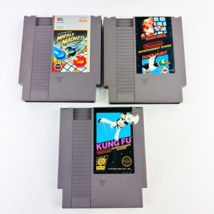 (3) NES Nintendo Video Games Marble Madness, Super Mario Bros/Duck Hunt, Kumg Fu - £19.60 GBP