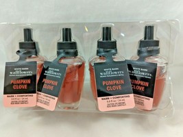 Bath &amp; Body Works 4-Pack Pumpkin Clove Wallflower Refill Bulbs 0.8 oz NEW - $39.99