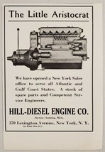 1931 Print Ad The Little Aristocrat Hill-Diesel Marine Engines New York,NY - £7.04 GBP