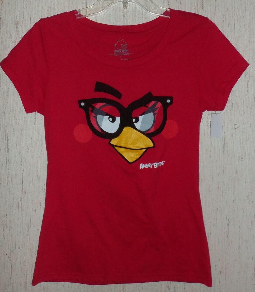 NWT WOMENS ANGRY RED T-shirt  SIZE L - $18.65