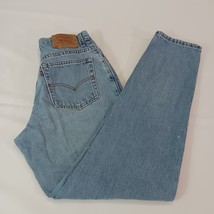 Vintage Levi's 550 Relaxed Fit Tapered Leg Women's 10L (28x31) Blue Denim Pants image 2