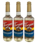 3Pack TORANI Peppermint Syrup - Glass bottle - Perfect Flavor For Coffee... - $39.59