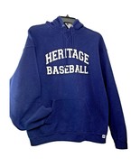 Russell Athletic Hoodie Heritage Baseball Mens XLarge Blue Hooded Sweats... - £13.27 GBP