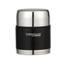 Thermos 500mL THERMOcafe S/Steel Vac Insul Food Jar - Matte Black - £31.81 GBP