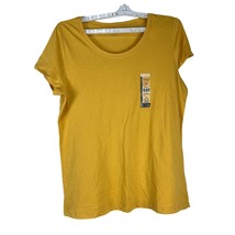 No Boundaries Juniors Yellow Short Sleeve T-Shirt Size XXXL - $9.50