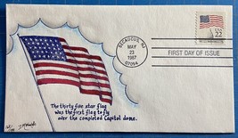 U.S. #2474 25¢ Sandy Hook Lighthouses T. M. Weddle cachet First Day Cover (1990) - £3.60 GBP