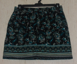 Excellent Womens Croft &amp; Barrow Black W/ Paisley Print Skort Size 10 - £22.38 GBP