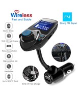 Wireless In-Car FM Transmitter MP3 Radio Adapter Car Fast USB Charger AU... - £21.00 GBP