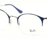 Neu ray ban RB3578V 2906 Blau/Glänzend Silber Brille Brillengestell 50-2... - $134.64 CAD