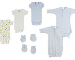 Boy 100% Cotton Preemie Boys Onezies, Gowns and MIttens Preemie - £31.93 GBP