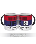 USA John Kennedy Airport New York JFK : Gift Mug Travel Airline Pilot AI... - £12.74 GBP
